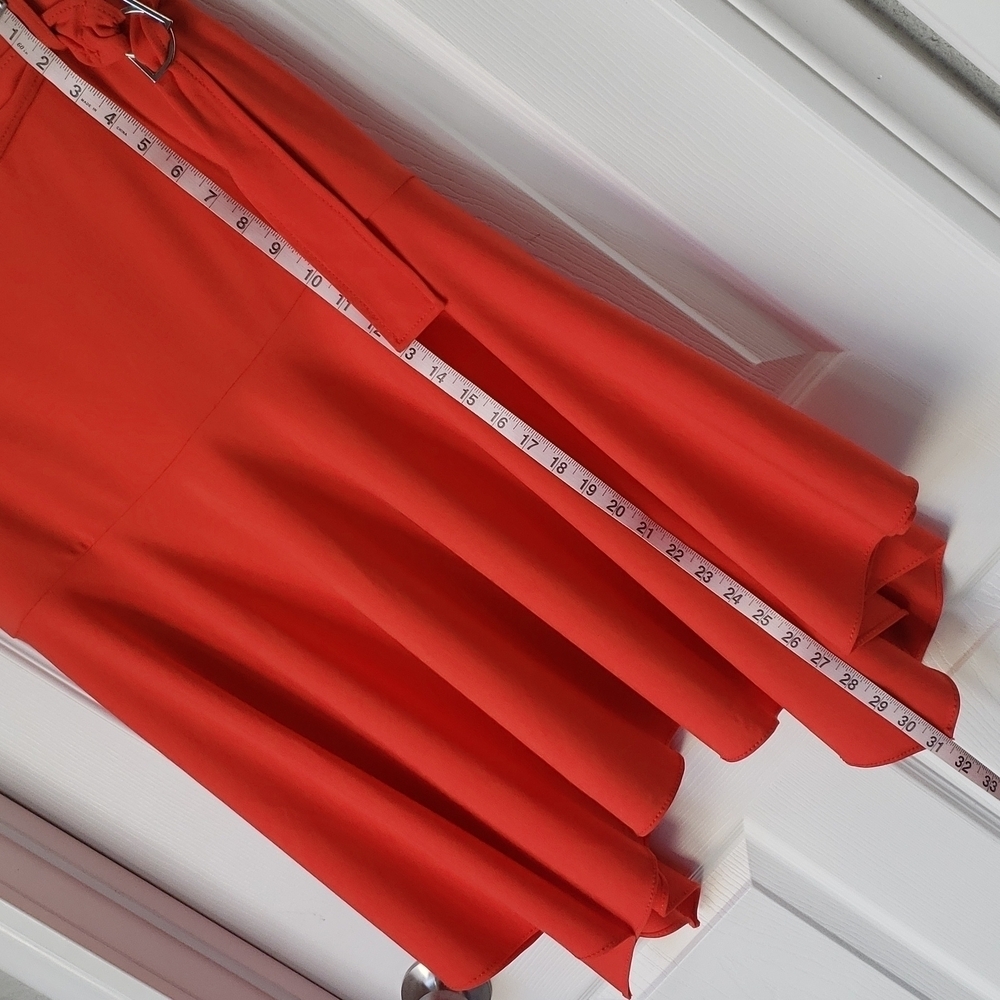 Ann Taylor red Assimetrical skirt size 10 - Picture 15 of 17